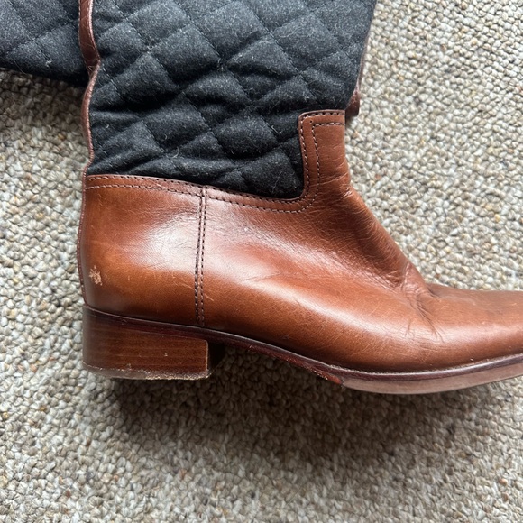 Tory Burch Quilted Riding Boot - Picture 6 of 7